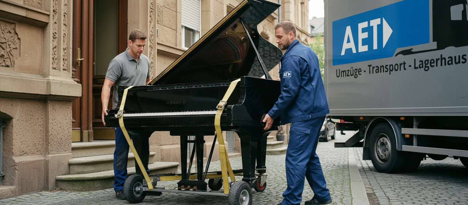 Klaviertransport bei AET Umzüge